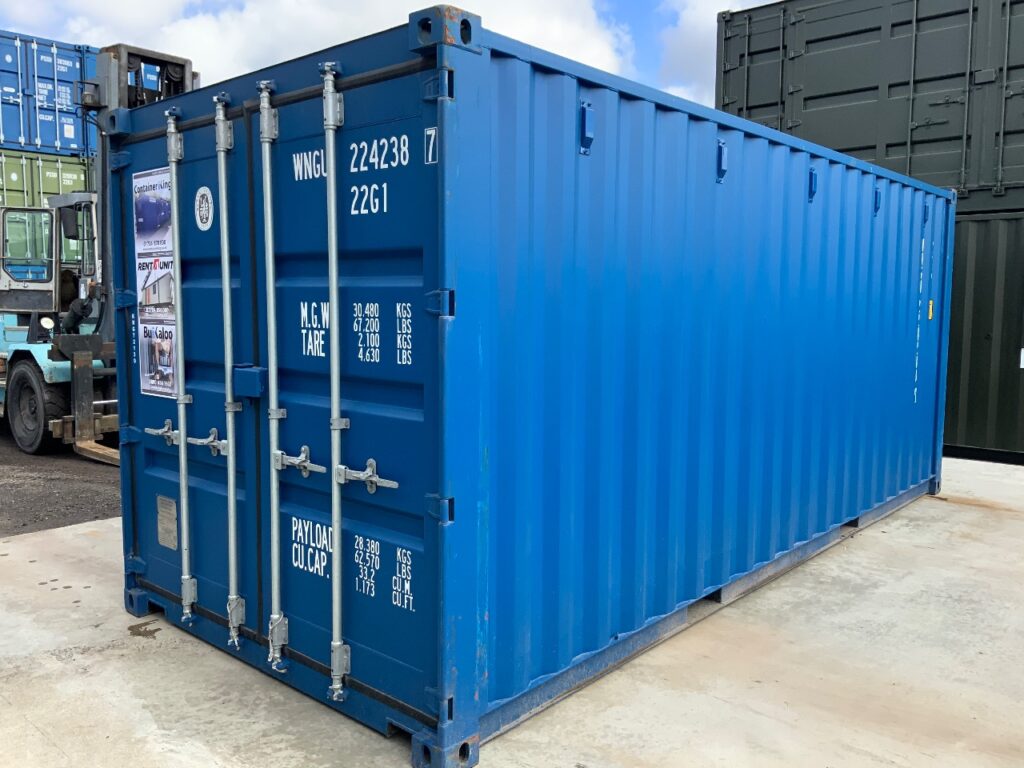 20 foot one-trip shipping container to rent or hire