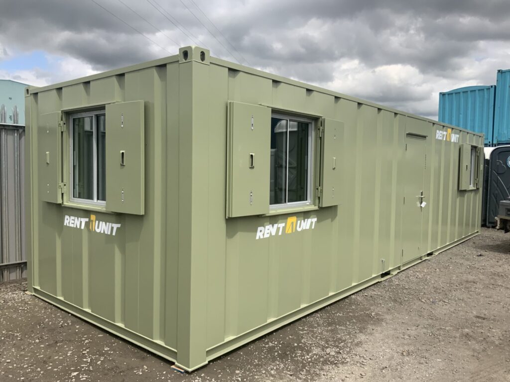 new 32ft x 10ft anti-vandal offices and kitchenette for sale